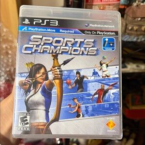 Sony PS3 Sports Champions Game - Blue and White Cover